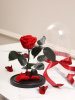 Роза в колбе S Красная